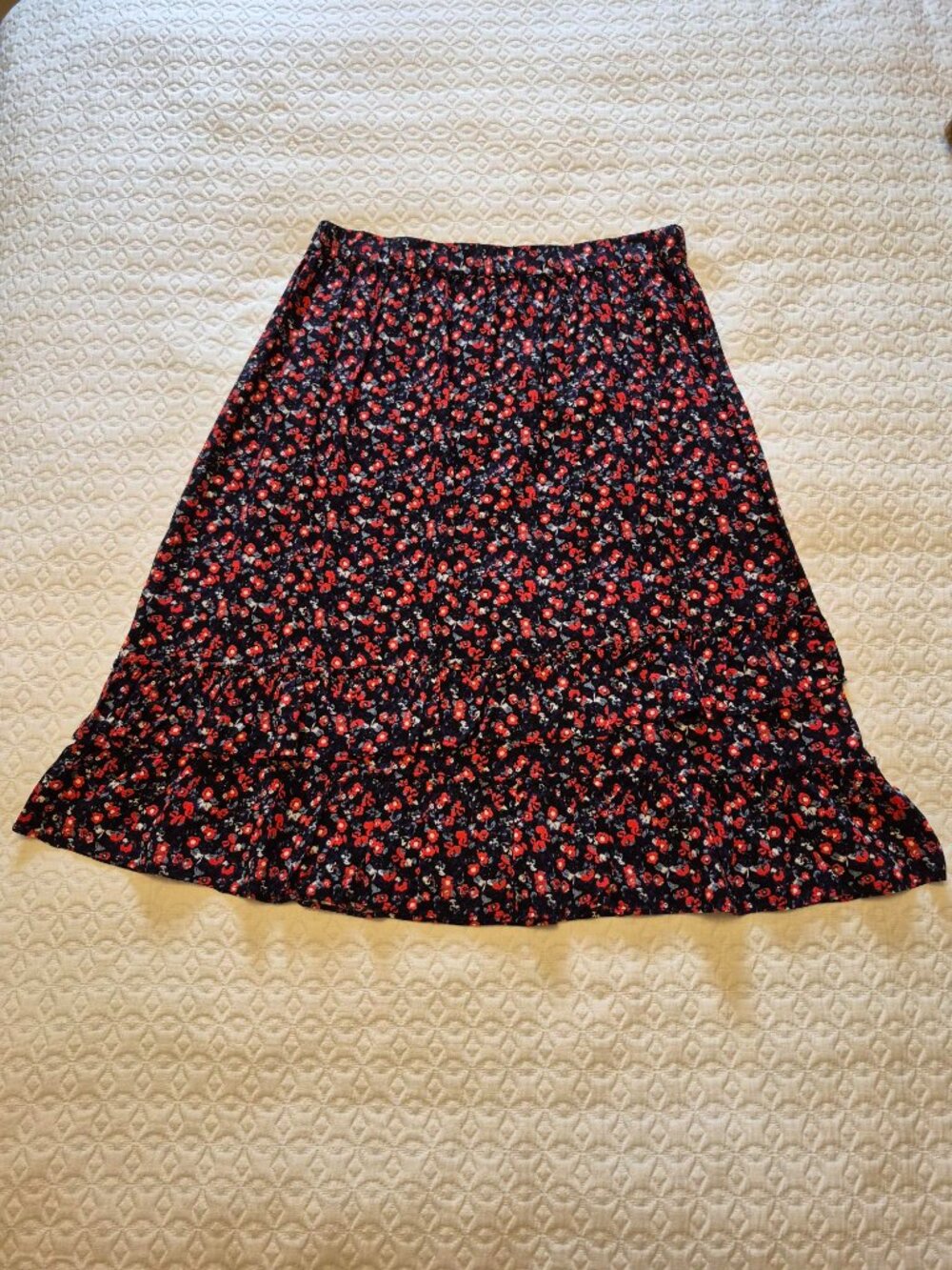 Joe Fresh Floral Print Skirt - M